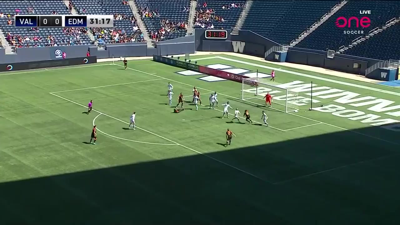 Can PL Valour Vs FC Edmonton  Goal in 32 min, Score 0:1