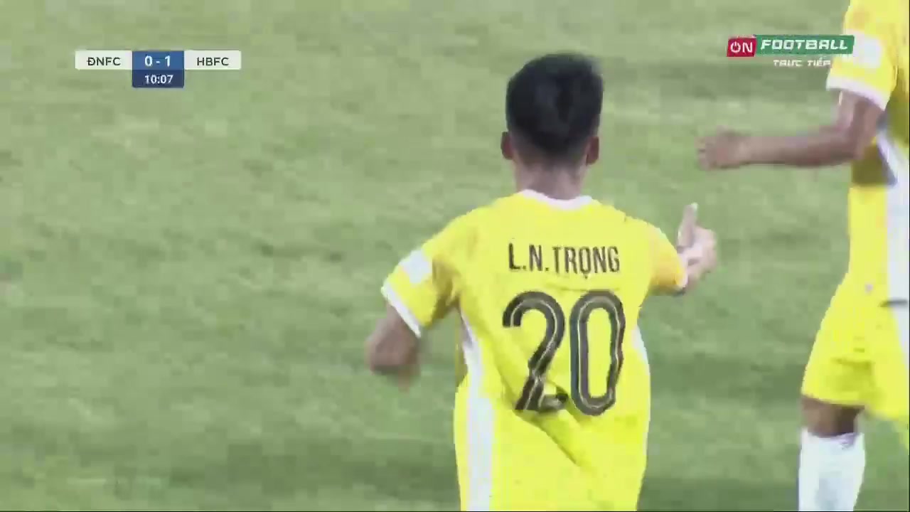 VIE L2 Dong Nai Berjaya Vs Hoa Binh  Goal in 10 min, Score 0:1