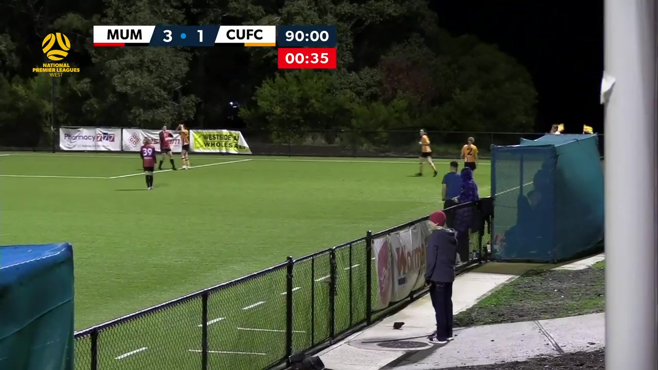 澳西女超 默多克大學梅爾維爾女 Vs 科廷大學FC女足 91分進球,比分4:1