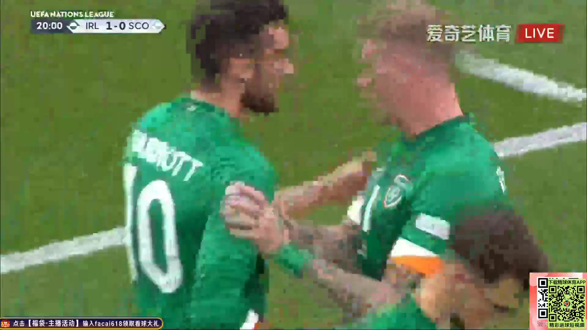 1864 Ireland Vs Scotland 19 skor gol , skor 1:0