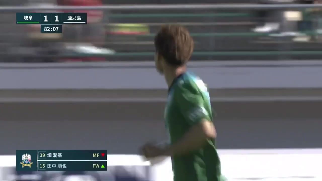 JPN D3 FC Gifu Vs Kagoshima United 83 phút Vào, ghi bàn 2:1