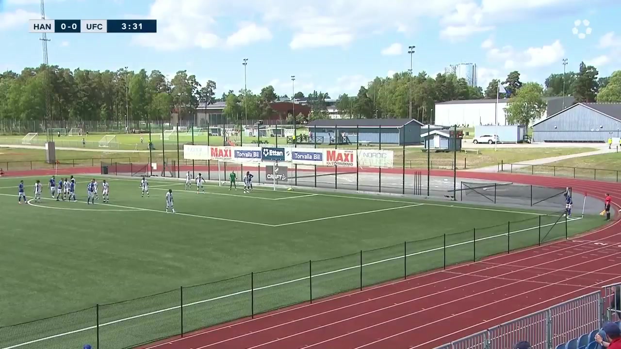 SWE D1 SN Haninge Vs Umea FC Embaye Goal in 3 min, Score 0:1