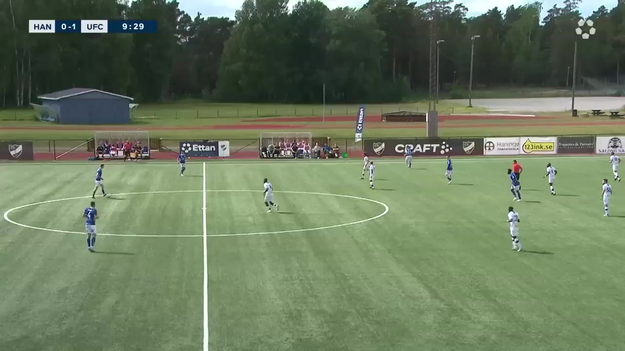 SWE D1 SN Haninge Vs Umea FC Embaye Goal in 9 min, Score 0:2