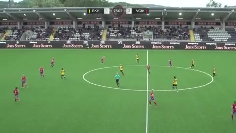 SWE WD1 BK Hacken (W) Vs Vittsjo GIK (w) Bergman-Lundin Goal in 76 min, Score 2:3