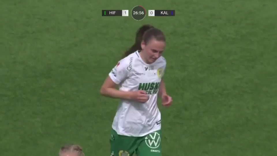 SWE WD1 Hammarby (w) Vs IFK Kalmar (w) Engman Goal in 27 min, Score 2:0