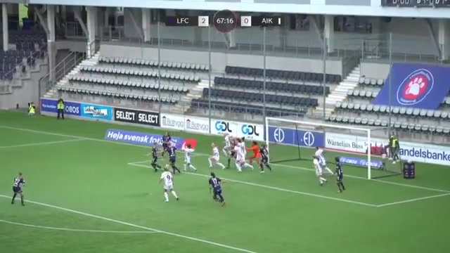 SWE WD1 Linkopings (w) Vs AIK Solna (w) Hallin Goal in 68 min, Score 2:1