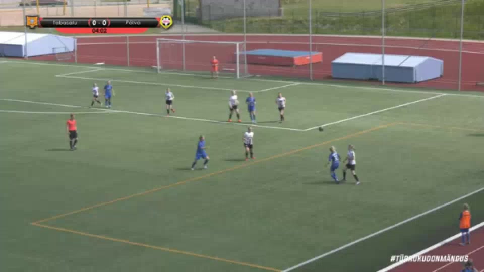 EST WD2 JK Tabasalu (w) Vs FC Lootos Polva (w) Anne-Grethe Pajuviidik Goal in 4 min, Score 1:0