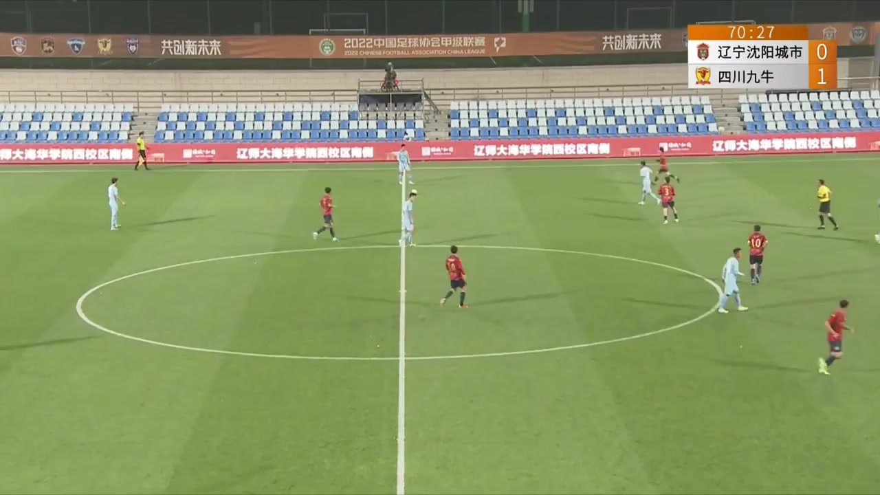 CHA D1 Shenyang City Public Vs Sichuan Jiuniu Dilxat Ablimit Goal in 71 min, Score 1:1
