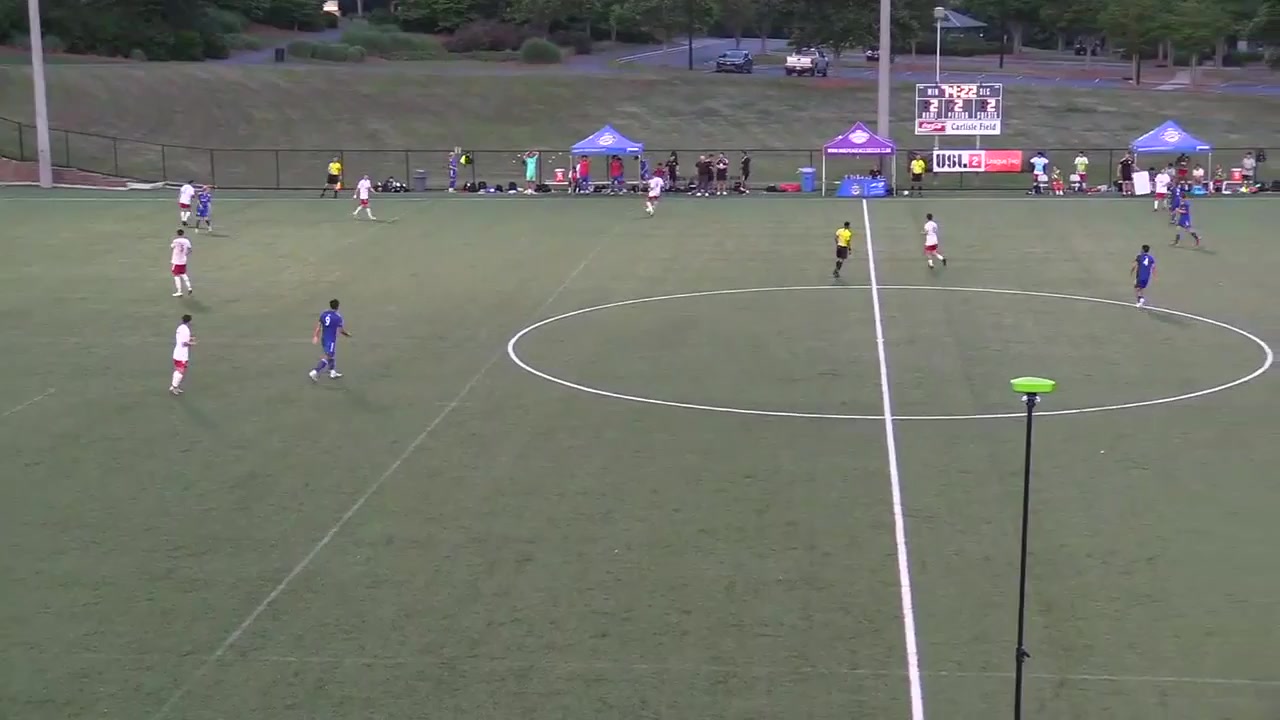 USL League 2 Charlotte Independ B Vs North Carolina Fusion U23  Goal in 75 min, Score 2:3