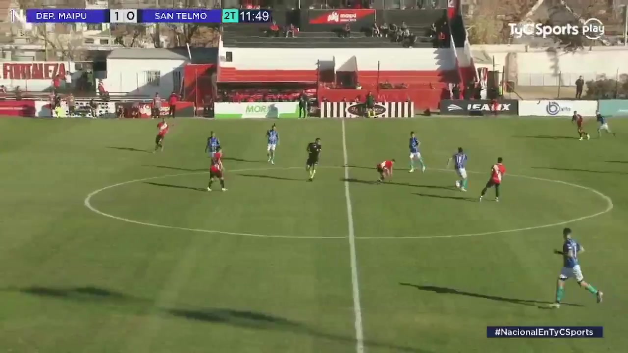 ARG D2 Deportivo Maipu Vs San Telmo 57 phút Walter AgustIn HerreraVào, ghi bàn 2:0