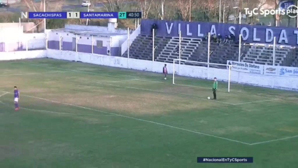 ARG D2 Sacachispas Vs Santa Marina Tandil 87 phút Alan SombraVào, ghi bàn 2:1