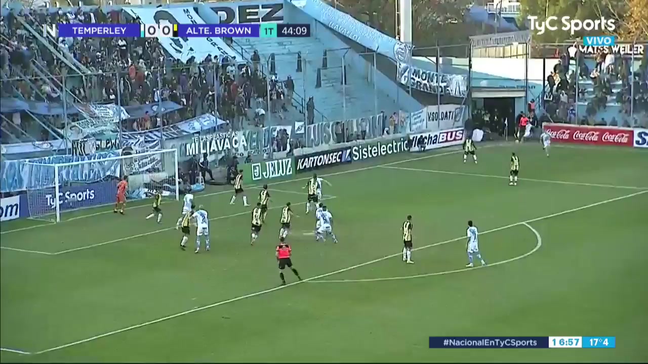 ARG D2 Temperley Vs Almirante Brown Ignacio Colombini Goal in 44 min, Score 0:1