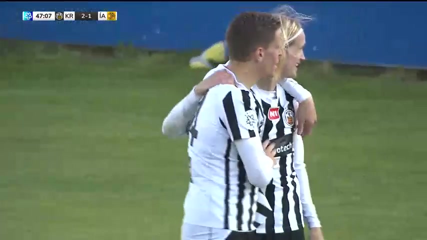 ICE PR KR Reykjavik Vs Akranes Atli Sigurjonsson Goal in 47 min, Score 2:1