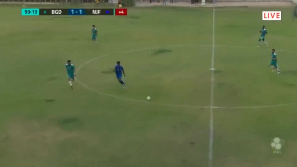 IRQ D1 Baghdad Vs AL Najaf  Goal in 94 min, Score 2:1