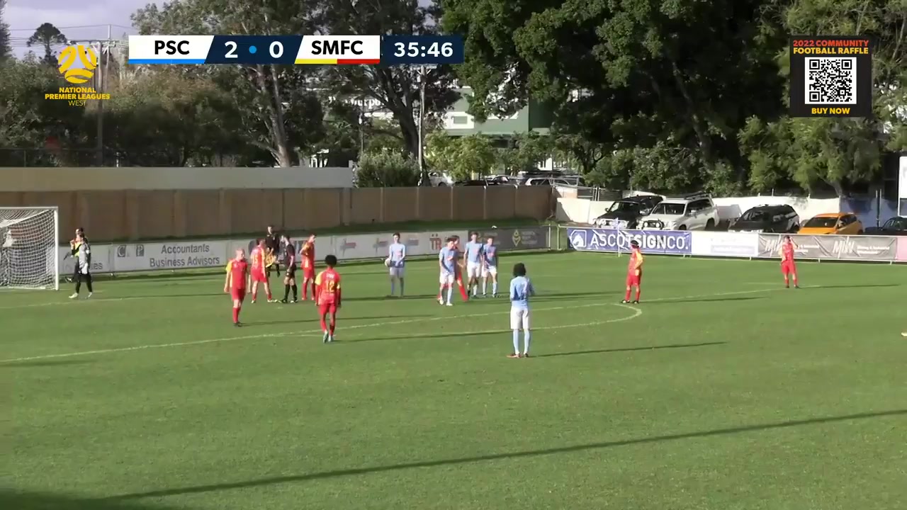 WAUS U20 Pires U20 Vs Stirling Macedonia U20  Goal in 36 min, Score 3:0