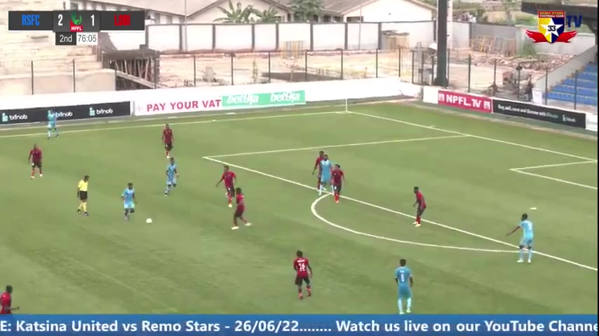 949 Remo Stars Vs Lobi Stars 76 skor gol , skor 3:1