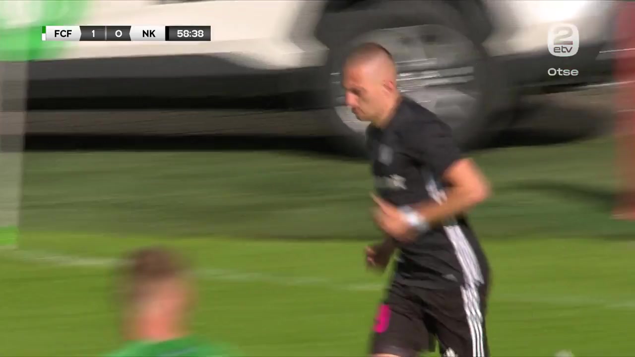 EST D1 FC Flora Tallinn Vs Nomme JK Kalju Sergei Zenjov Goal in 59 min, Score 2:0