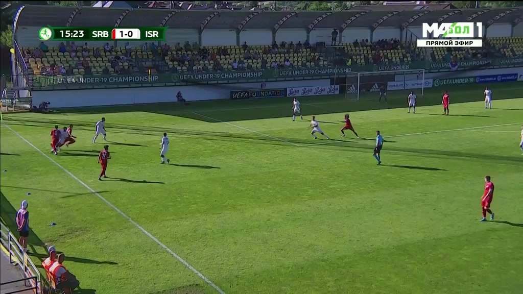 UEFA U19 Serbia U19 Vs Israel U19 Gloch Goal in 16 min, Score 1:1