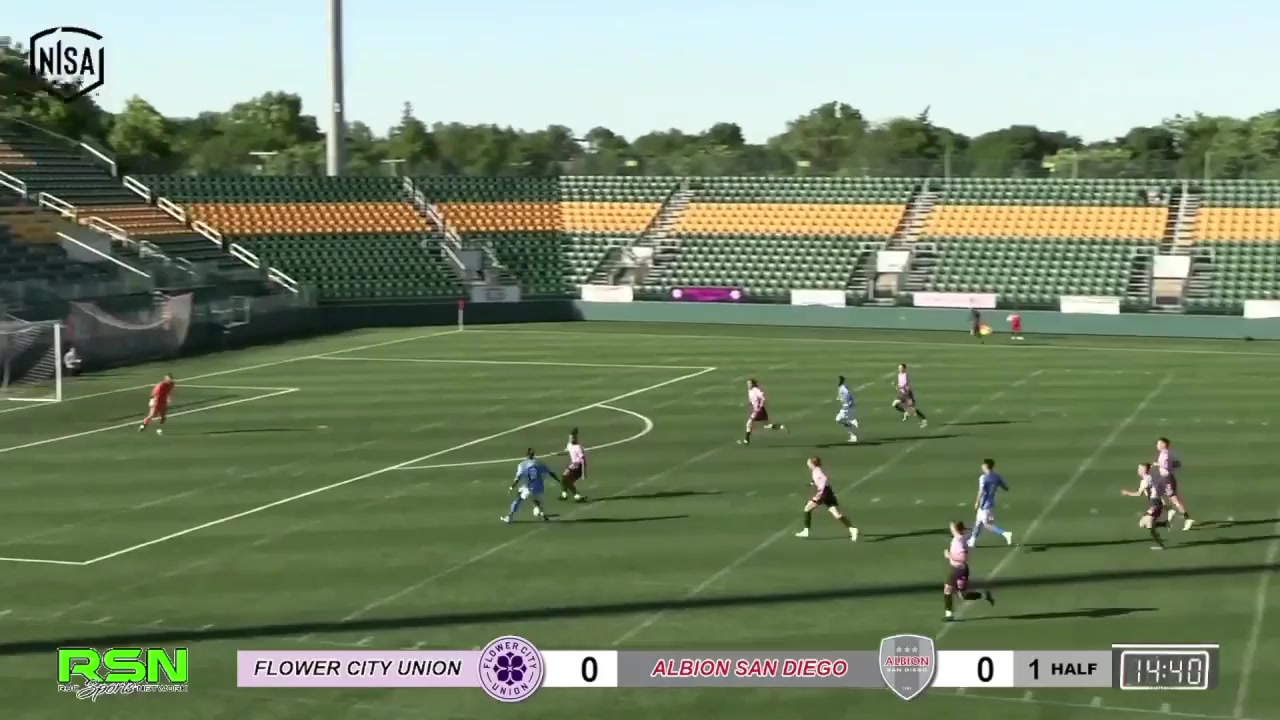 NISA Flower City Union Vs ASC San Diego  Goal in 16 min, Score 1:1