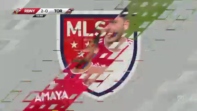 MLS New York Red Bulls Vs Toronto FC  Goal in 56 min, Score 2:0