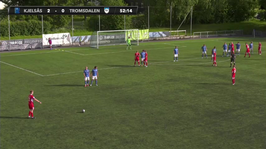 NOR D2 Kjelsas Vs Tromsdalen Jacob Hanstad Goal in 53 min, Score 3:0