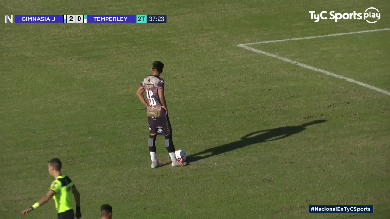 ARG D2 Gimnasia Jujuy Vs Temperley Matias Palavecino Goal in 83 min, Score 3:0