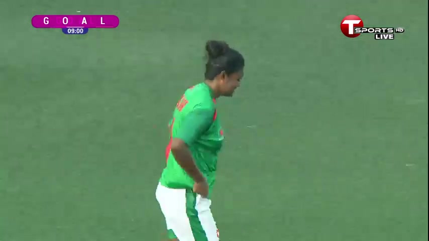 INT FRL Bangladesh (w) Vs Malaysia (w) Akhi Khatun Goal in 9 min, Score 1:0