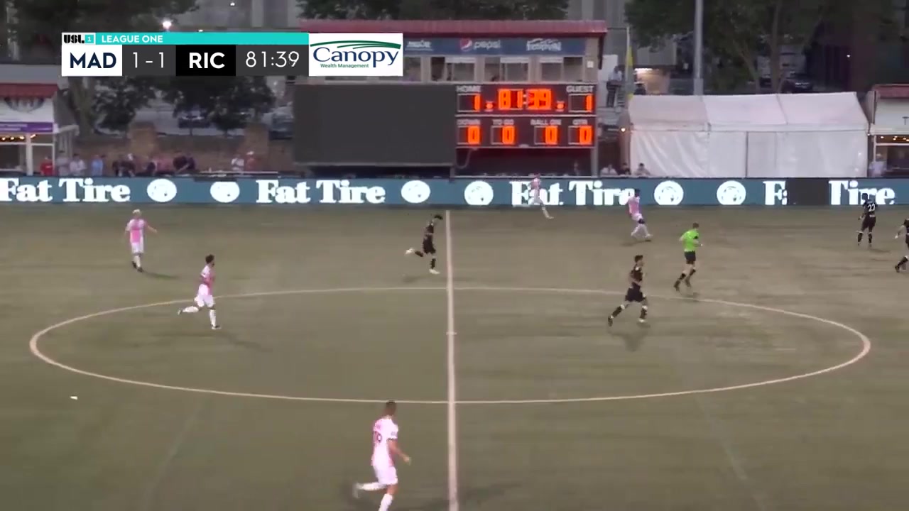 APSL Forward Madison FC Vs Richmond Kickers Cassini Goal in 82 min, Score 2:1