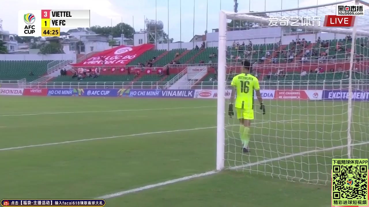 AFC Cup Viettel FC Vs Young Elephants FC Nguyễn Đức Hoàng Minh Goal in 44 min, Score 3:1