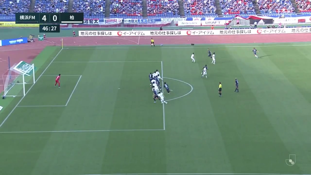 JPN D1 Yokohama Marinos Vs Kashiwa Reysol  Goal in 47 min, Score 4:0