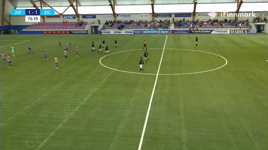 NOR D2 Alta Vs Kjelsas Ola Bjørnland Goal in 76 min, Score 1:1