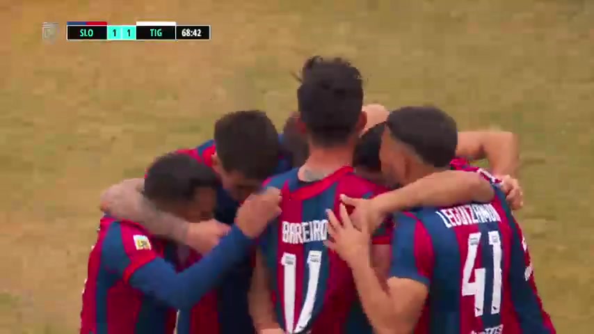 ARG D1 San Lorenzo Vs Club Atletico Tigre Adam Bareiro Goal in 68 min, Score 1:1