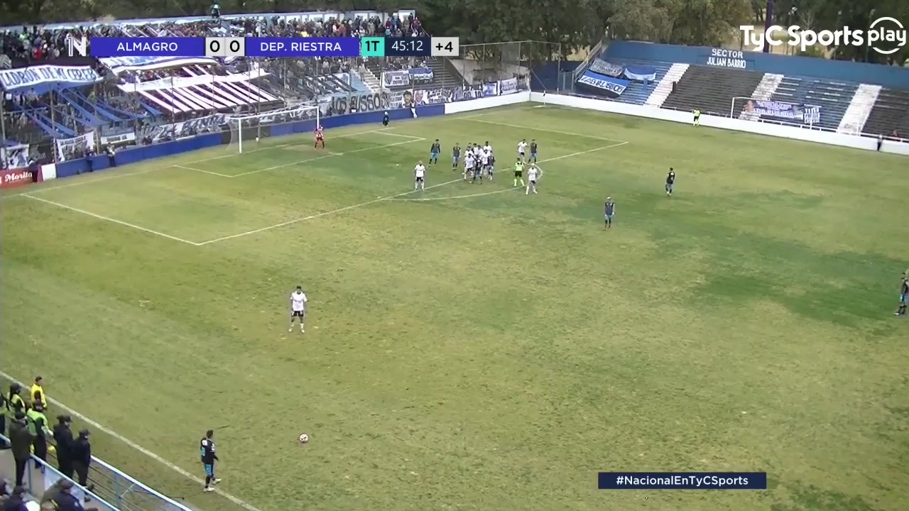 ARG D2 Almagro Vs Deportivo Riestra 44 phút Lazaro Ramon RomeroVào, ghi bàn 0:1