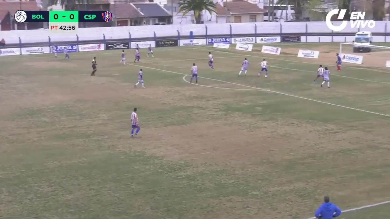 Torneo A Club Ciudad de Bolivar Vs Sportivo Penarol Ignacio González Goal in 43 min, Score 0:1