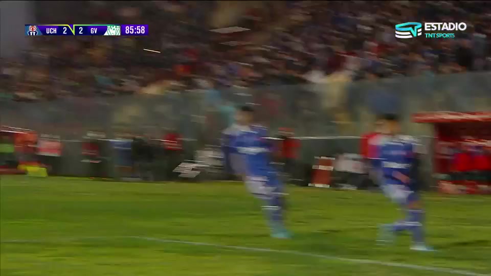 714 Universidad de Chile Vs General VelAsquez 85 skor gol , skor 2:2