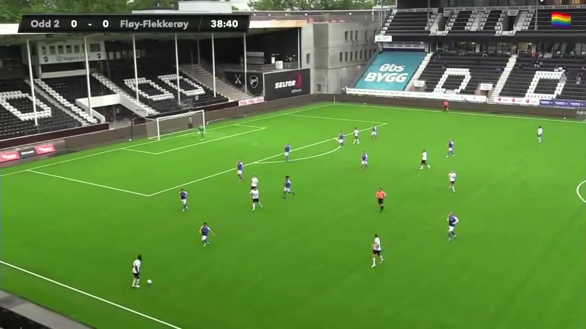 NOR D2 Odd Grenland 2 Vs Flekkeroy  Goal in 38 min, Score 1:0