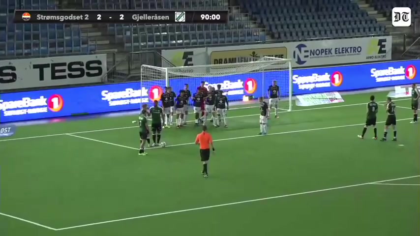 NOR D3 Stromsgodset B Vs Gjelleraasen IL  Goal in 92 min, Score 2:3