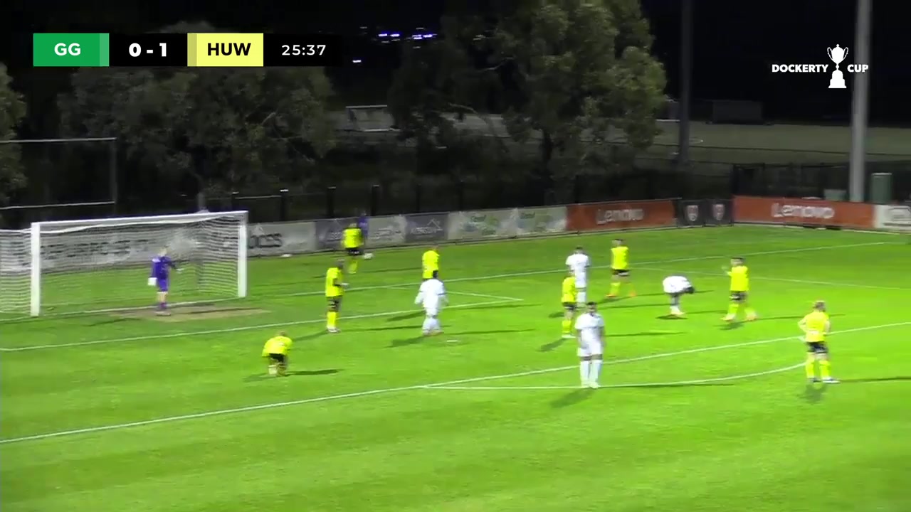 FFV Cup Green Gully Cavaliers Vs Heidelberg United  Goal in 26 min, Score 1:1