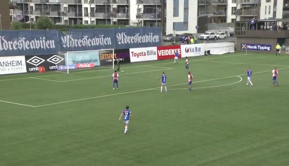 NOR AL Ranheim IL Vs KFUM Oslo  Goal in 40 min, Score 2:1