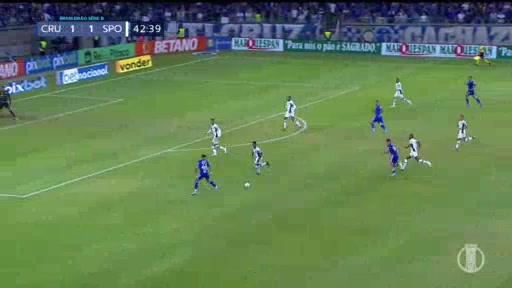 BRA D2 Cruzeiro (MG) Vs Sport Club do Recife Daniel Junior Goal in 42 min, Score 2:1