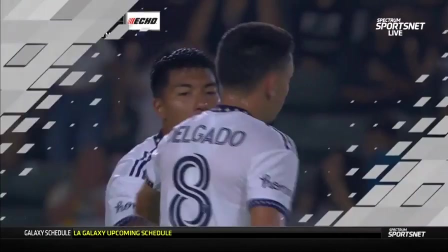 MLS LA Galaxy Vs Minnesota United FC Marco Delgado Goal in 59 min, Score 1:3