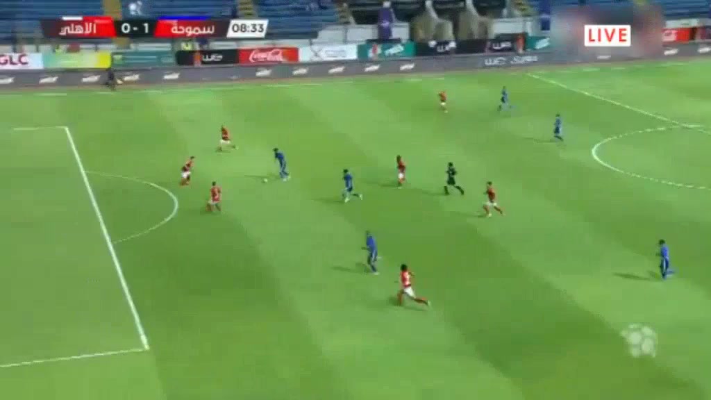 EGY D1 Smouha SC Vs Al Ahly SC 8 ทำประตู Marwan Hamdi ประตู, ทำคะแนน 1:0