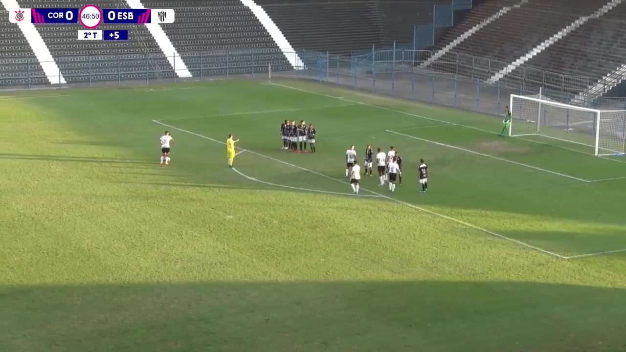 BRA CPY Corinthians Paulista (Youth) Vs EC Sao Bernardo U20  Goal in 92 min, Score 1:0