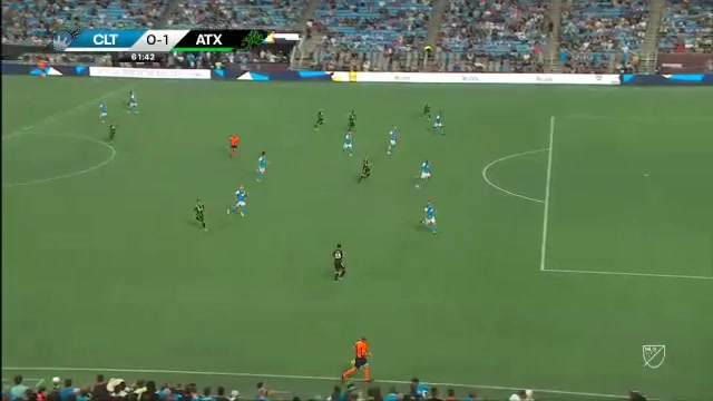 美職業 夏洛特FC Vs 奧斯汀FC 62分進球,比分0:1