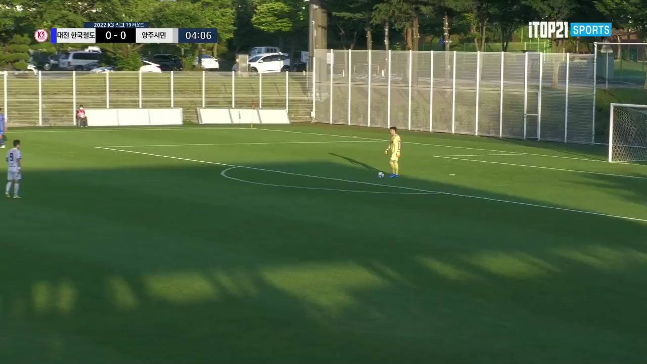 KCL Daejeon Korail Vs Yangju Citizen  Goal in 4 min, Score 1:0