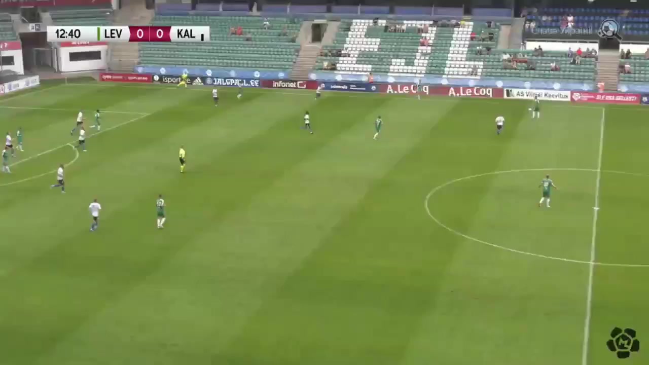 EST D1 Levadia Tallinn Vs JK Tallinna Kalev Zakaria Beglarishvili Goal in 13 min, Score 1:0