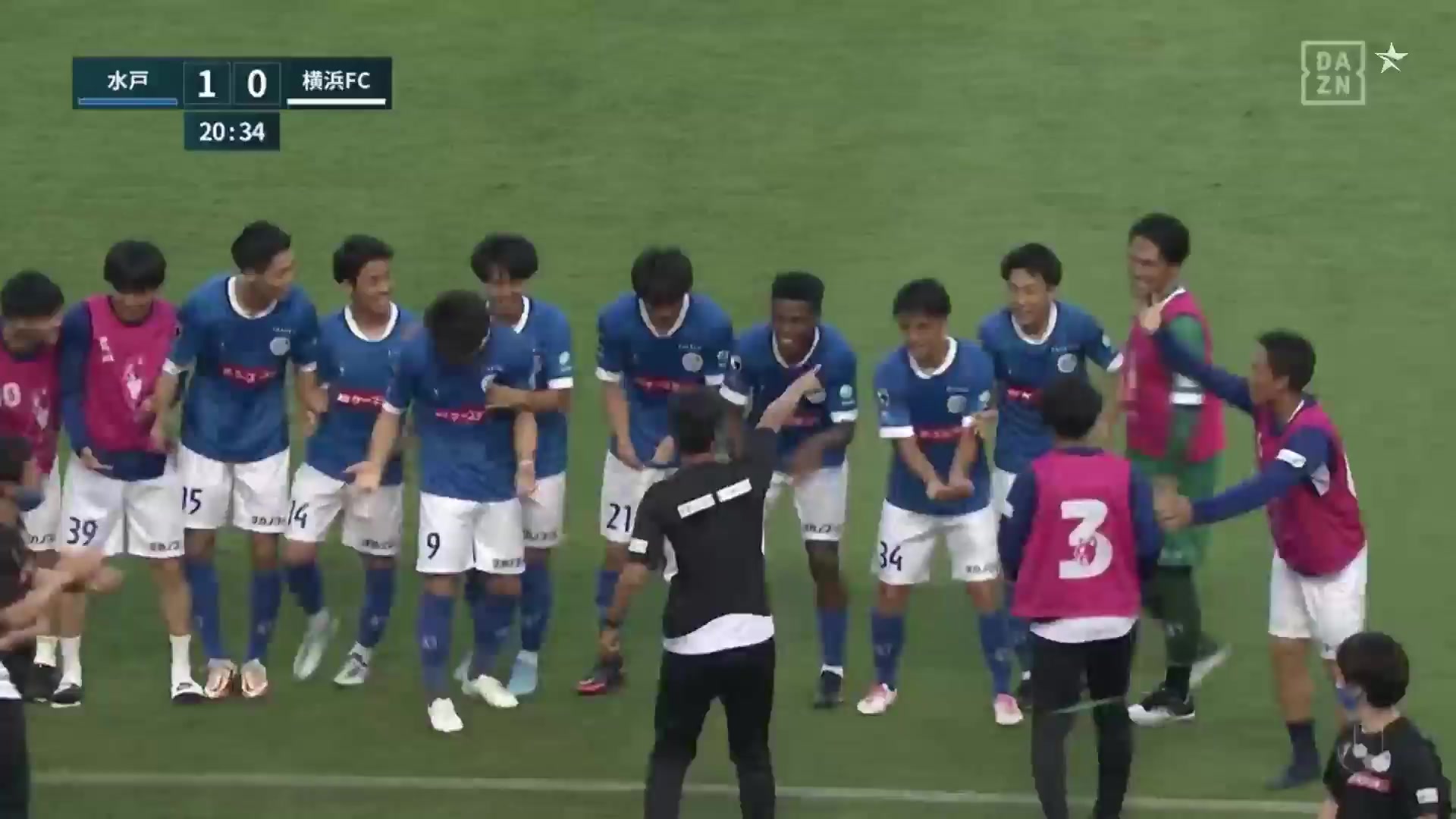 日职乙 水户蜀葵 Vs 横滨FC 20分木下 康介进球,比分1:0