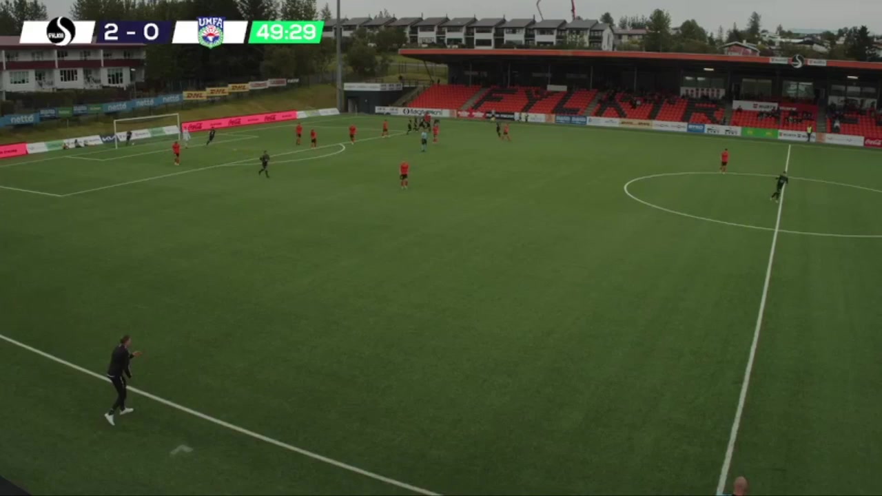 ICE D1 Fylkir Vs Afturelding Elmar Kári Enesson Cogic Goal in 49 min, Score 2:1