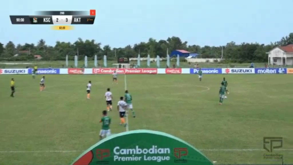 KH SL Kirivong Sok Sen Chey Vs Angkor tiger FC 96 ทำประตู  ประตู, ทำคะแนน 3:3