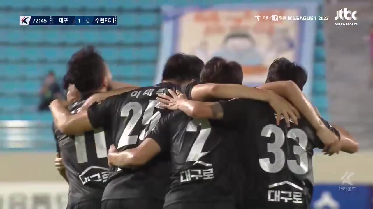 KOR D1 Daegu FC Vs Suwon FC 73 phút Vào, ghi bàn 1:0